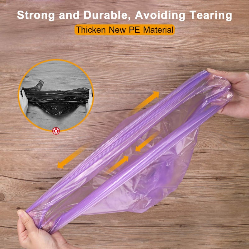 KONE 4 Gallon Trash Bags 168 Count Extra Thick Small Trash Bags Small Garbage Can Bags for Bathroom Home Office Kitchen - Image 5